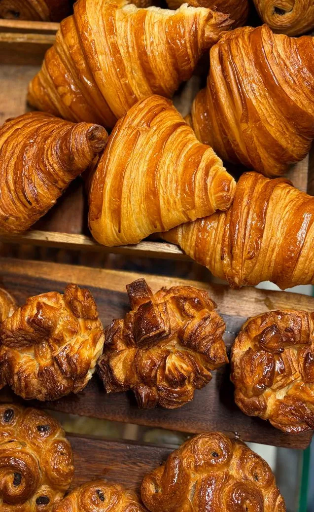 Bandejas de croissants